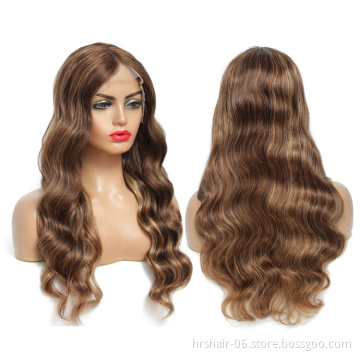 30 Inch 32Inch Indian Virgin Human Hair Wigs,Brazilian Peruvian Body Wave 4X4 Cuticle Aligned Frree Part Lace Closure Wig